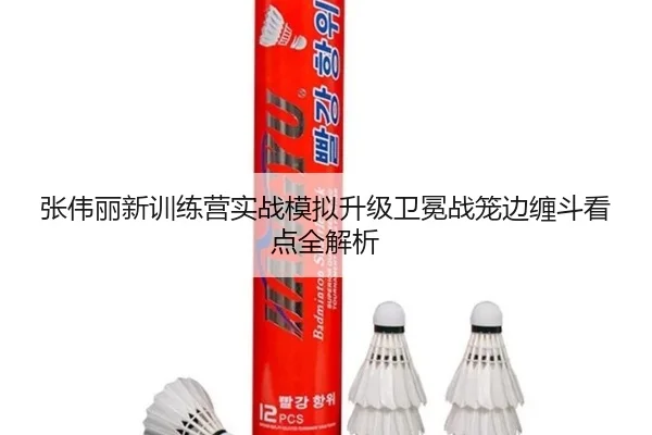 张伟丽新训练营实战模拟升级卫冕战笼边缠斗看点全解析